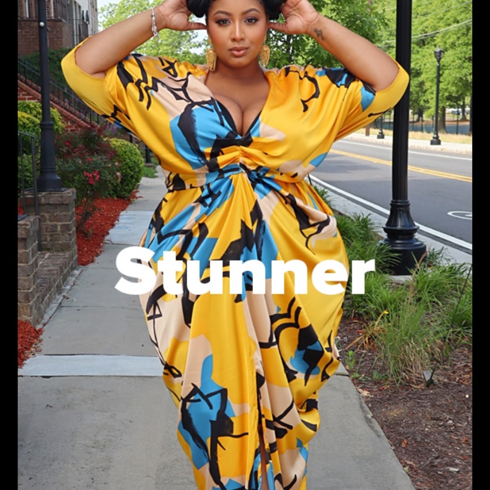 Beautiful Flowing dress by Gabrielle Union.